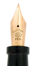 RARE C1928 CARTER'S OVERSIZE 10117 CORAL FOUNTAIN PEN NEAR MINT CONDITION OFFERED BY ANTIQUE DIGGER