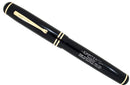 1930s CARTER'S JET BLACK CELLULOID FOUNTAIN PEN WITH M to BBB FLEXIBLE NIB IN RESTORED CONDITION OFFERED BY ANTIQUE DIGGER