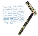 CIRCA 1926 CHILTON BOSTON BLACK & PEARL PNEUMATIC FILLING FOUNTAIN PEN RESTORED