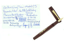 CIRCA 1937 CHILTON MAROON WING-FLOW FOUNTAIN PEN RESTORED INLAID GOLD DESIGN OFFERED BY ANTIQUE DIGGER