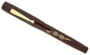 CIRCA 1937 CHILTON MAROON WING-FLOW FOUNTAIN PEN RESTORED INLAID GOLD DESIGN OFFERED BY ANTIQUE DIGGER