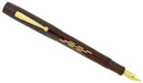 CIRCA 1937 CHILTON MAROON WING-FLOW FOUNTAIN PEN RESTORED INLAID GOLD DESIGN OFFERED BY ANTIQUE DIGGER