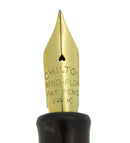 CIRCA 1937 CHILTON MAROON WING-FLOW FOUNTAIN PEN RESTORED INLAID GOLD DESIGN OFFERED BY ANTIQUE DIGGER