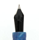 CONKLIN FOUNTAIN PEN ANTIQUE COLLECTION SKY BLUE SILVER OVERLAY 14K NIB MINT OFFERED BY ANTIQUE DIGGER