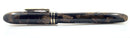 RESTORED CIRCA 1930 CONKLIN ENDURA SYMETRIK BRONZE & BLACK CELLULOID FOUNTAIN PEN OFFERED BY ANTIQUE DIGGER