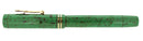 1927 CONKLIN SENIOR ENDURA MEDIUM GREEN HARD RUBBER FOUNTAIN PEN RESTORED OFFERED BY ANTIQUE DIGGER