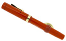 CIRCA 1924 CONKLIN SENIOR ENDURA RED HARD RUBBER CRESCENT FILLER FOUNTAIN PEN OFFERED BY ANTIQUE DIGGER