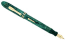 RESTORED CIRCA 1930 CONKLIN ENDURA SYMETRIK JADE & BLACK VEIN FOUNTAIN PEN OFFERED BY ANTIQUE DIGGER