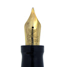 CIRCA 1935 CONKLIN NOZAC RED PEARL STRIPED 5M WORD GAUGE FOUNTAIN PEN RESTORED OFFERED BY ANTIQUE DIGGER