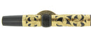 C1918 CONKLIN CRESCENT GOLD FILLED 3 LEAF FILIGREE ON BHR FOUNTAIN PEN WITH F - BBB FLEX NIB OFFERED BY ANTIQUE DIGGER