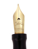 RARE 1924 CONKLIN ENDURA SENIOR LONG BLACK HR CRESCENT FILLER FOUNTAIN PEN RESTORED OFFERED BY ANTIQUE DIGGER