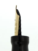 CIRCA 1936 CONKLIN NOZAC RED GRAY MARBLED 5M WORD GAUGE FOUNTAIN PEN RESTORED OFFERED BY ANTIQUE DIGGER