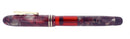 CIRCA 1936 CONKLIN NOZAC RED GRAY MARBLED 5M WORD GAUGE FOUNTAIN PEN RESTORED OFFERED BY ANTIQUE DIGGER