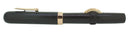 CIRCA 1920 CONKLIN 75 BLACK CHASED HR CRESCENT FILLER FOUNTAIN PEN RESTORED OFFERED BY ANTIQUE DIGGER