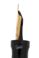 RARE 1924 CONKLIN ENDURA SENIOR LONG BLACK HR CRESCENT FILLER FOUNTAIN PEN RESTORED OFFERED BY ANTIQUE DIGGER