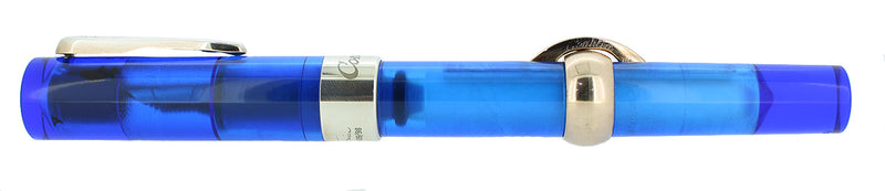 CONKLIN LIMITED EDITION MARK TWAIN BLUE DEMO CRESENT FILLER FOUNTAIN PEN OFFERED BY ANTIQUE DIGGER