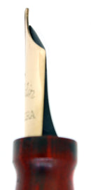 CIRCA 1928 CONKLIN SENIOR ENDURA ROSEWOOD HARD RUBBER FOUNTAIN PEN RESTORED OFFERED BY ANTIQUE DIGGER