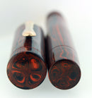 CIRCA 1928 CONKLIN SENIOR ENDURA ROSEWOOD HARD RUBBER FOUNTAIN PEN RESTORED OFFERED BY ANTIQUE DIGGER