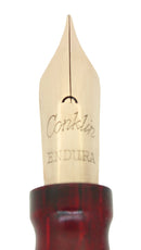 CIRCA 1928 CONKLIN SENIOR ENDURA ROSEWOOD HARD RUBBER FOUNTAIN PEN RESTORED OFFERED BY ANTIQUE DIGGER