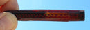CIRCA 1936 CONKLIN RED V LINE HERRINGBONE OVERSIZED FOUNTAIN PEN RESTORED OFFERED BY ANTIQUE DIGGER