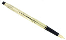 1980S CROSS CENTURY CLASSIC FOUNTAIN PEN 1/20 10K OVERLAY 14K MED NIB RESTORED OFFERED BY ANTIQUE DIGGER