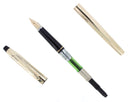 1980S CROSS CENTURY CLASSIC FOUNTAIN PEN 1/20 10K OVERLAY 14K MED NIB RESTORED OFFERED BY ANTIQUE DIGGER