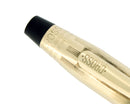 1980S CROSS CENTURY CLASSIC FOUNTAIN PEN 1/20 10K OVERLAY 14K MED NIB RESTORED OFFERED BY ANTIQUE DIGGER