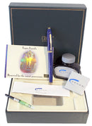 NEW IN BOX CROSS TOWNSEND LAPIS LAZULI FOUNTAIN PEN 18K MEDIUM NIB MINT CONDITION OFFERED BY ANTIQUE DIGGER