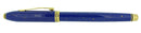 NEW IN BOX CROSS TOWNSEND LAPIS LAZULI FOUNTAIN PEN 18K MEDIUM NIB MINT CONDITION OFFERED BY ANTIQUE DIGGER