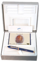 CROSS TOWNSEND LAPIS LAZULI ROLLERBALL PEN MINT CONDITION NEW IN BOX OFFERED BY ANTIQUE DIGGER