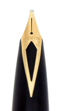 SHEAFFER LEGACY 2 GOLD PLATE FOUNTAIN PEN CUSTOM ORDER 18K FLEX STUB NIB MINT OFFERED BY ANTIQUE DIGGER