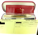 SHEAFFER LEGACY 2 GOLD PLATE FOUNTAIN PEN CUSTOM ORDER 18K FLEX STUB NIB MINT OFFERED BY ANTIQUE DIGGER
