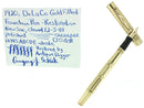 1920s DELACO DEWITT LAFRANCE GOLD FILLED LINE AND BOX PATTERN FOUNTAIN PEN RESTORED OFFERED BY ANTIQUE DIGGER