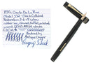 1930s ONOTO DE LA RUE MODEL 332 XF-BB SEMI-FLEX NIB FOUNTAIN PEN RESTORED OFFERED BY ANTIQUE DIGGER