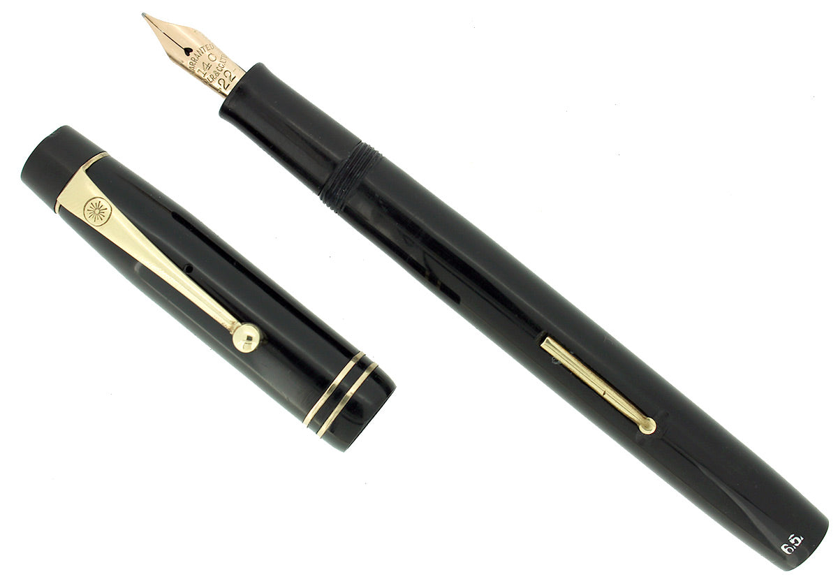 1930s ONOTO DE LA RUE MODEL 332 XF-BB SEMI-FLEX NIB FOUNTAIN PEN