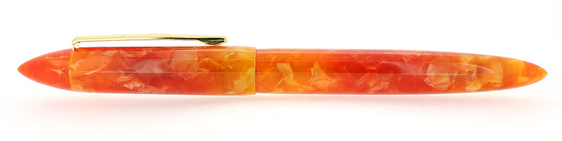 2018 EDISON NOUVEAU PREMIERE SUMMER EDITION TEQUILA SUNRISE FOUNTAIN PEN MINT OFFERED BY ANTIQUE DIGGER