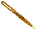 EDISON PEARL SIGNATURE SERIES GOLDEN FLAKE FOUNTAIN PEN MINT NEVER INKED IN BOX OFFERED BY ANTIQUE DIGGER