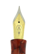 EDISON PEARL SIGNATURE SERIES CAPPUCCINO FLAKE FOUNTAIN PEN MINT NEVER INKED OFFERED BY ANTIQUE DIGGER