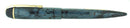 CIRCA 1942 EVERSHARP SKYLINE BLUE MOIRE FOUNTAIN PEN STANDARD SIZE RESTORED OFFERED BY ANTIQUE DIGGER