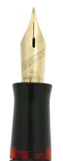 CIRCA 1942 EVERSHARP SKYLINE BLUE MOIRE FOUNTAIN PEN STANDARD SIZE RESTORED OFFERED BY ANTIQUE DIGGER