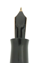 CIRCA 1943 EVERSHARP SKYLINE GRAY MOIRE CELLULOID FOUNTAIN PEN RESTORED OFFERED BY ANTIQUE DIGGER