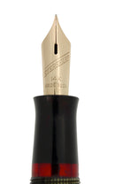 CIRCA 1943 EVERSHARP SKYLINE GRAY MOIRE CELLULOID FOUNTAIN PEN RESTORED OFFERED BY ANTIQUE DIGGER