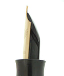 CIRCA 1943 EVERSHARP SKYLINE GRAY MOIRE CELLULOID FOUNTAIN PEN RESTORED OFFERED BY ANTIQUE DIGGER