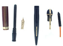 CIRCA 1942 EVERSHARP SKYLINE STANDARD SIZE FOUNTAIN PEN SMOOTH STUB NIB RESTORED OFFERED BY ANTIQUE DIGGER