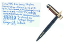 CIRCA 1942 EVERSHARP SKYLINE STANDARD SIZE FOUNTAIN PEN SMOOTH STUB NIB RESTORED OFFERED BY ANTIQUE DIGGER