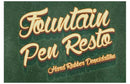 HARD RUBBER DEOXIDATION FOUNTAIN PEN RESTORATION