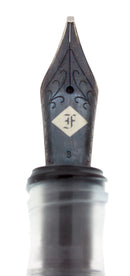 2017 FRANKLIN CHRISTOPH MODEL 66 BROAD NIB SOLID ICE FOUNTAIN PEN W/BOX OFFERED BY ANTIQUE DIGGER