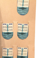 VINTAGE GILLETTE BLUE BLADES STORE DISPLAY UNUSED COMPLETE NEW OLD STOCK OFFERED BY ANTIQUE DIGGER