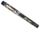 1930s GOLD BOND OVERSIZE FLAT TOP GREY PEARL FOUNTAIN PEN M-BBB 14K