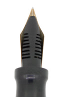 1930s GOLD BOND OVERSIZE FLAT TOP GREY PEARL FOUNTAIN PEN M-BBB 14K